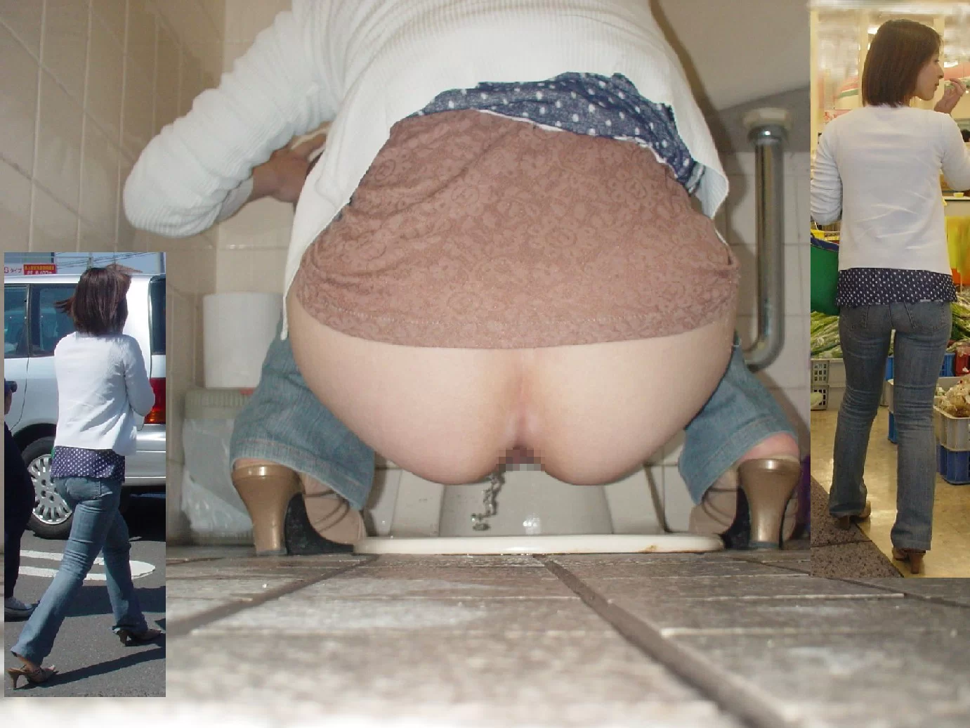 女子トイレ盗撮エロ画像