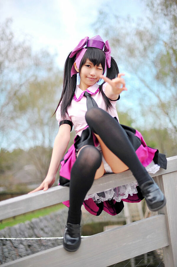 コスプレ露出エロ画像