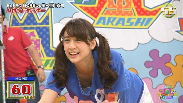 テレビ胸チラエロ画像