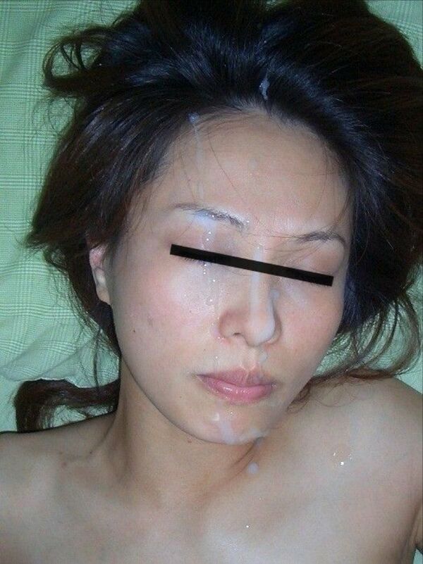 素人顔射エロ画像