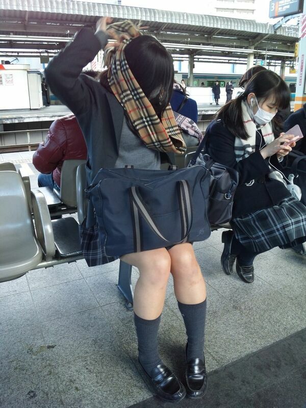 JK街撮りエロ画像