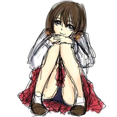 社会人になってすることが無くなった体育座り。見る機会が激減したパンチラ。のサムネイル画像