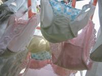 需要はあるのか？ベランダに干してある洗いたてのランジェリー