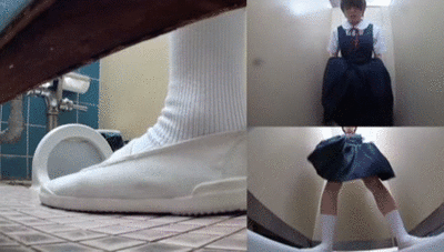 トイレ盗撮エロ画像97枚！和式でしゃがむデカ尻放尿娘から上から隠し撮りした洋式便所までまとめのサムネイル画像