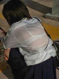 雨や汗で透け透けになったJKの下着エロすぎるだろｗｗｗ