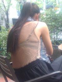 もう裸と変わらんと思う露出度MAXのギャル！！