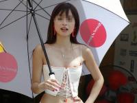 ハミ毛やポロリまでサービス満点の最近のキャンギャルやレースクイーン！！