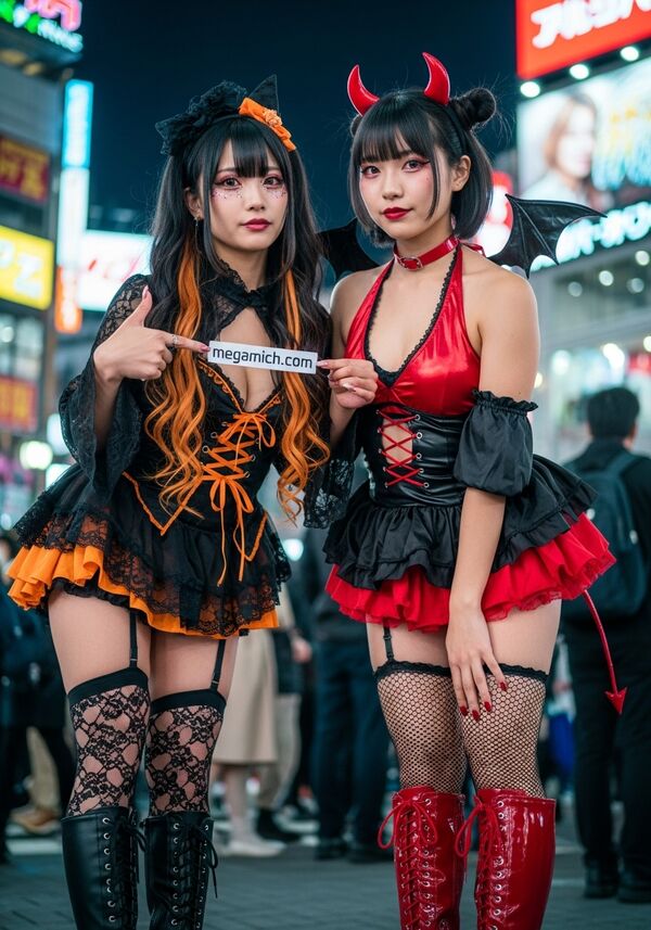 ハロウィンAIエロ画像 4枚目