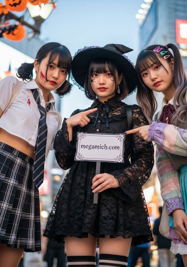 ハロウィンAIエロ画像 9枚目