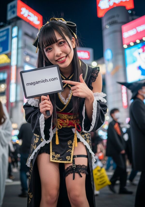 ハロウィンAIエロ画像 11枚目