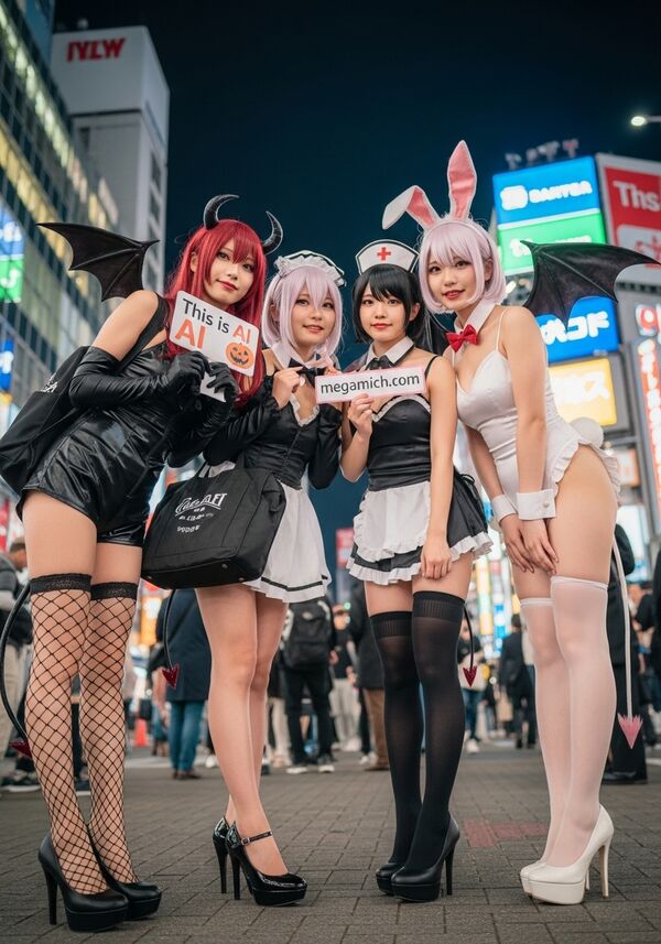 ハロウィンAIエロ画像 12枚目