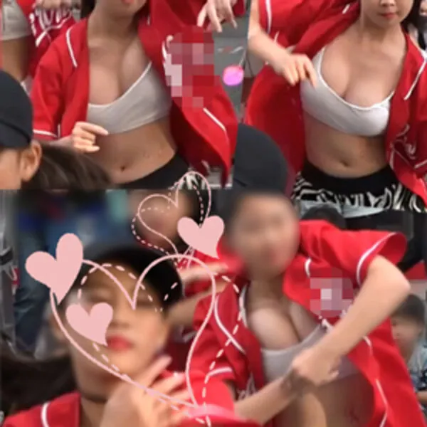 ダンス 胸チラ 54枚目