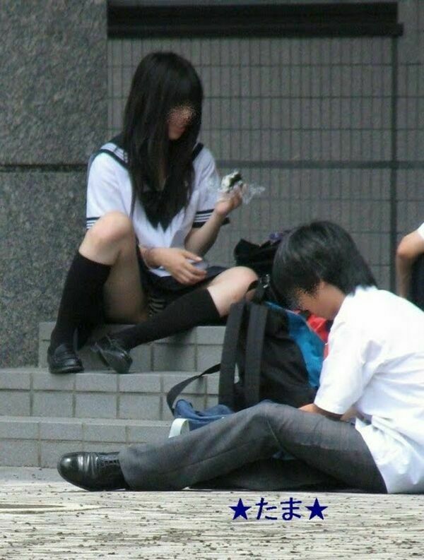 JKしゃがみパンチラ 32枚目