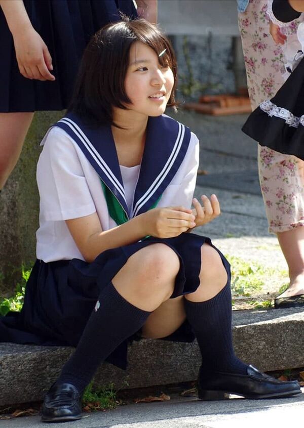 JKしゃがみパンチラ 55枚目